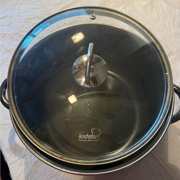 Kochstar by Merten & Storck German Glass Black Cooking Pot with Lid 5 Liters - Picture 2 of 14